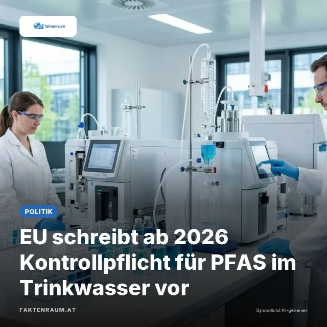 Share-Card fuer EU schreibt ab 2026 Kontrollpflicht für PFAS im Trinkwasser vor