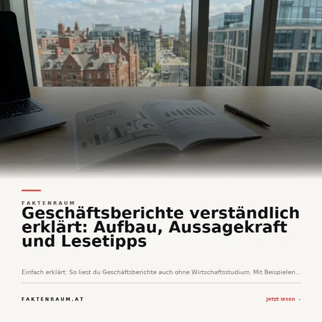 Share-Card fuer Geschäftsberichte verständlich erklärt: Aufbau, Aussagekraft und Lesetipps