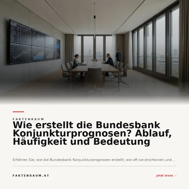 Share-Card fuer Wie erstellt die Bundesbank Konjunkturprognosen? Ablauf, Häufigkeit und Bedeutung