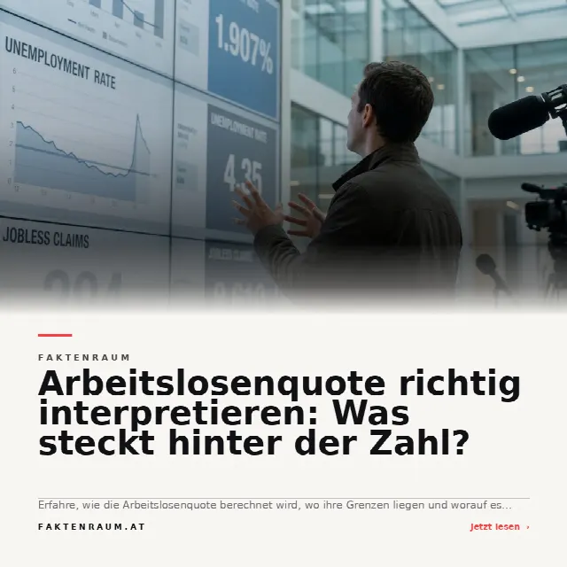 Share-Card fuer Arbeitslosenquote richtig interpretieren: Was steckt hinter der Zahl?