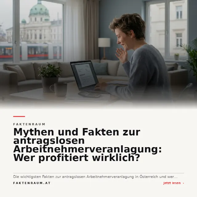 Share-Card fuer Mythen und Fakten zur antragslosen Arbeitnehmerveranlagung: Wer profitiert wirklich?