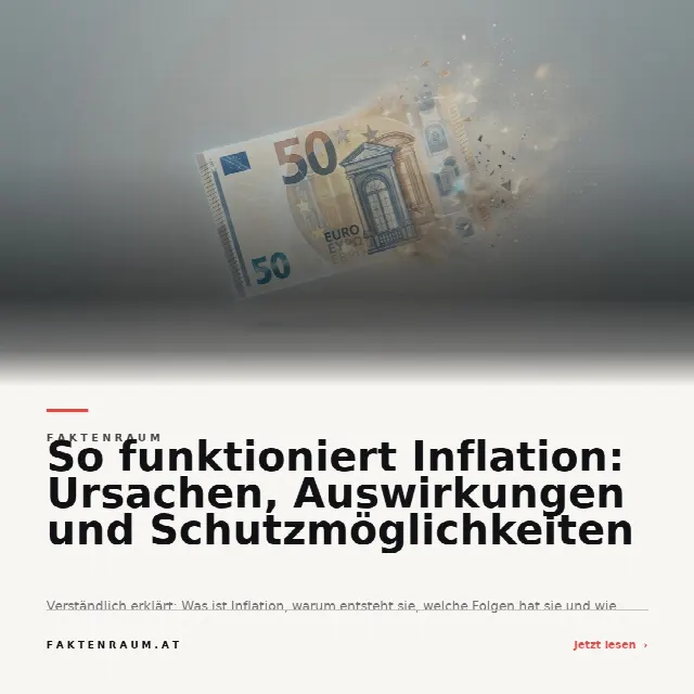Share-Card fuer So funktioniert Inflation: Ursachen, Auswirkungen und Schutzmöglichkeiten